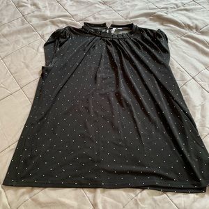 Elle Cap Sleeve Blouse! Size Large!